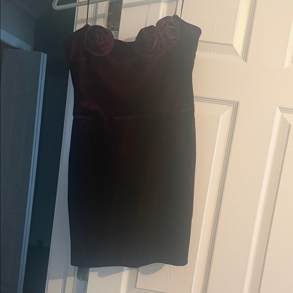 REVOLVE Deep Burgundy Strapless Dress